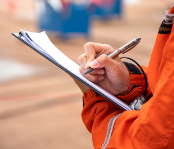 work health and safety clipboard 